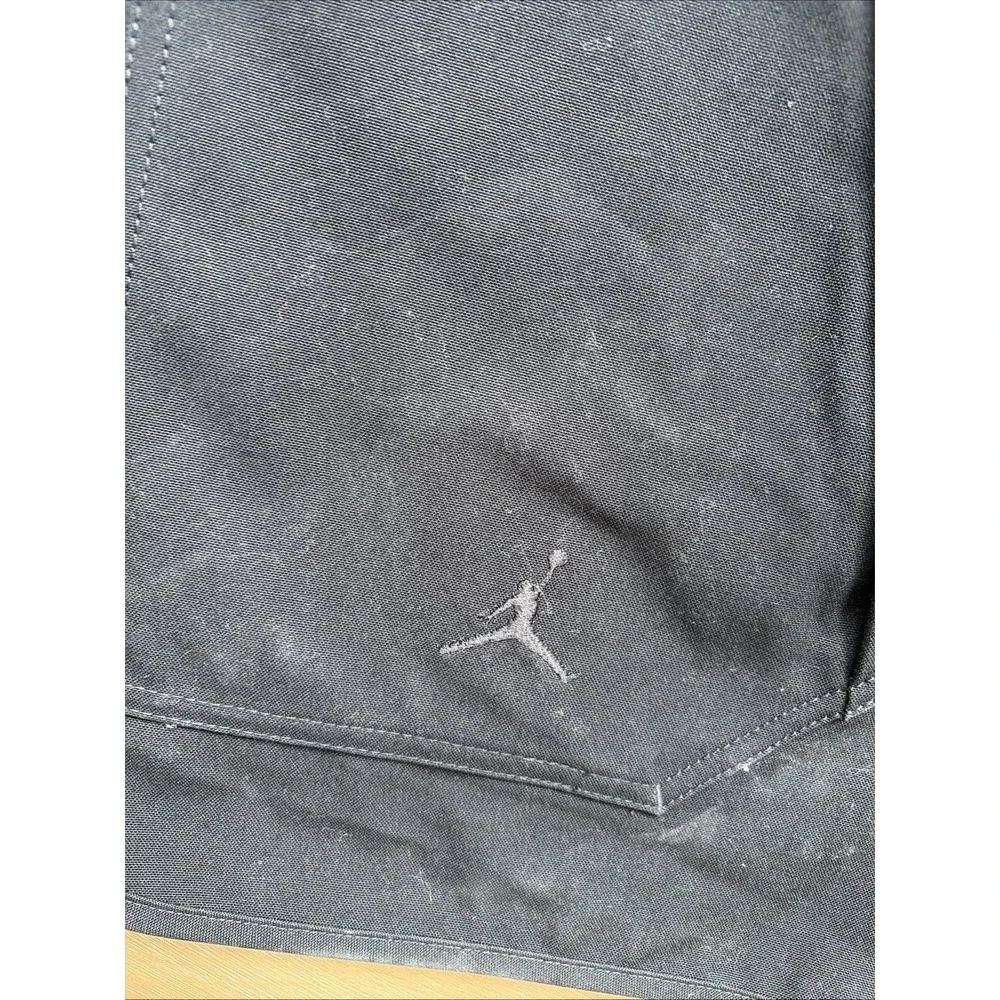 Jordan Brand Mens Utility Vest Black Mesh Full Zip HF9327-010 Size‎ Medium